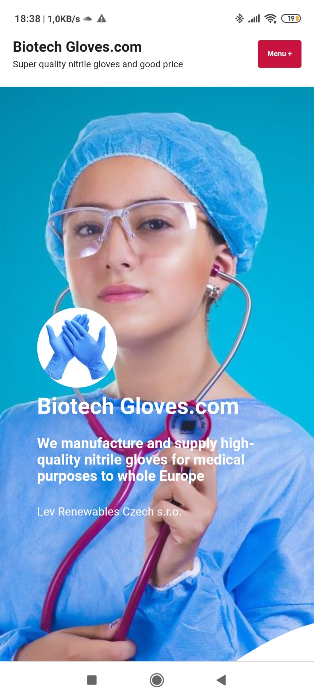 Nitrilové rukavice Biotech Gloves