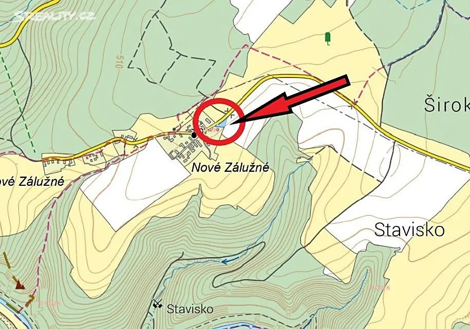 Pozor! Prodej pole 1049 m², Radkov •&nbsp;Sreality.cz
