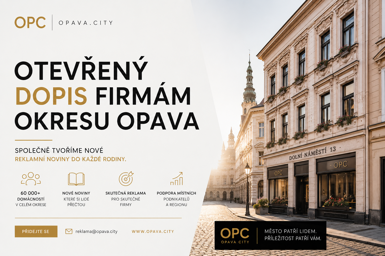 Otevřený dopis firmám okresu Opava