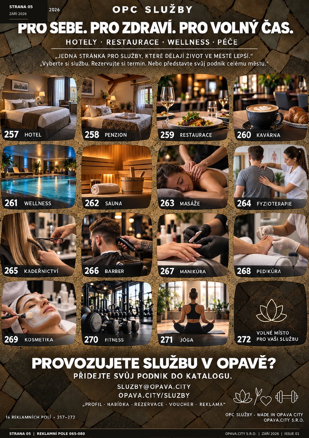 OPC služby: pro sebe, pro zdraví, pro volný čas